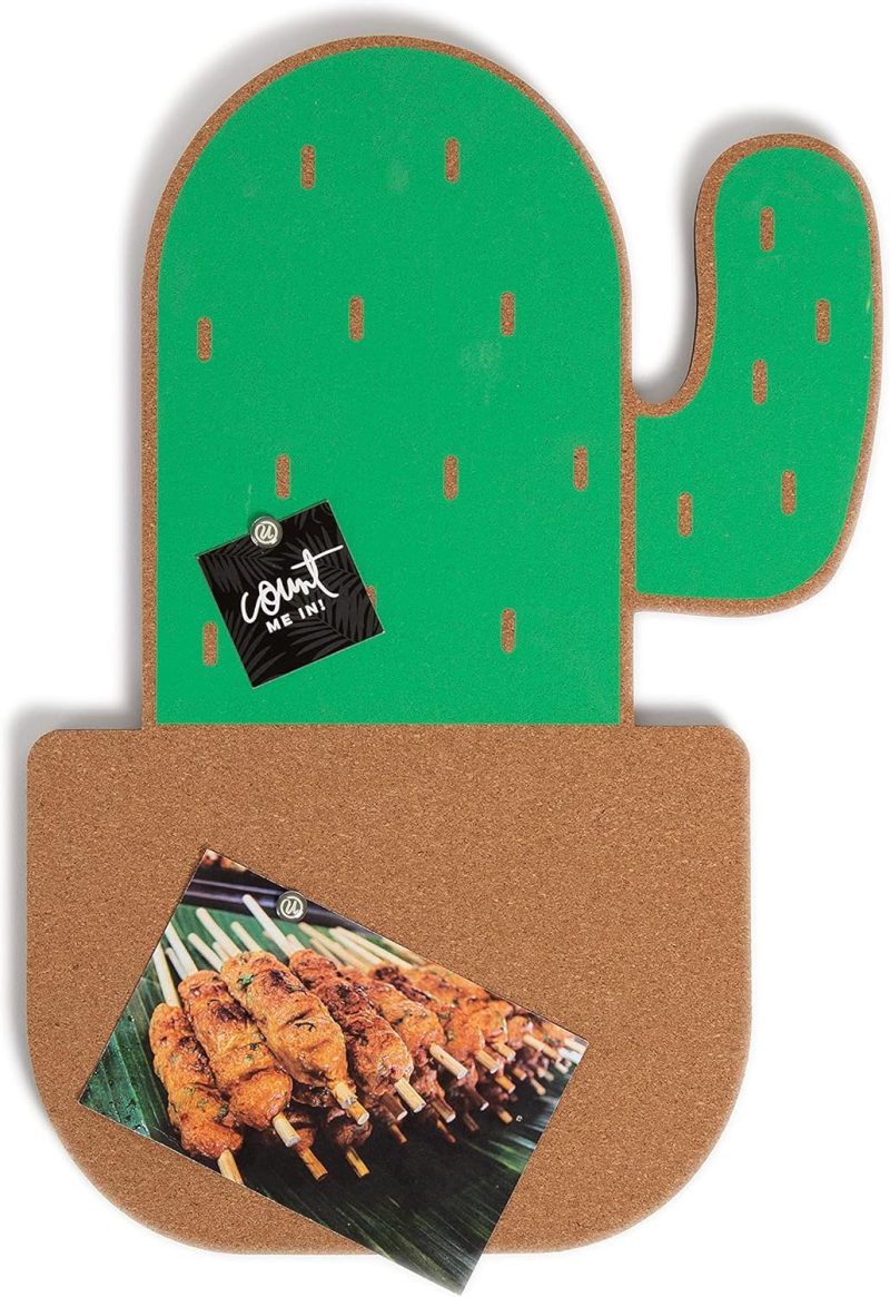 Potted Cactus Cork Bulletin Board, 12” x 17” - Image 2